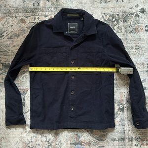 Todd Snyder Navy Shirt Jacket Moleskin